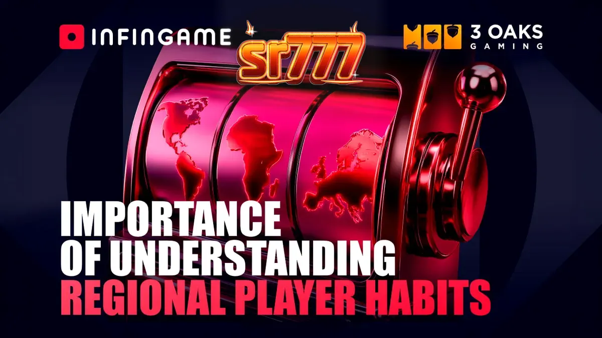 Grafik abstrak yang menggambarkan koneksi global dalam industri game